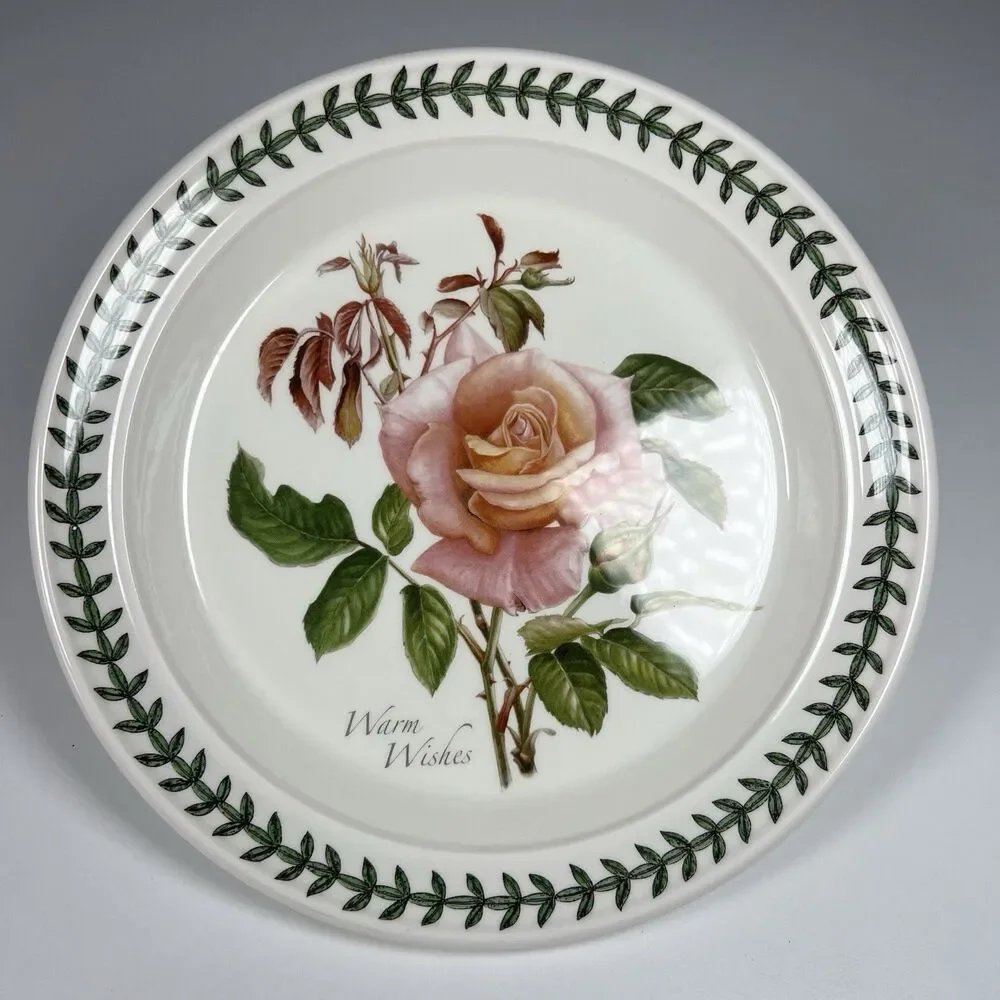 PORTMEIRION Botanic Roses Warm Wishes 8.5